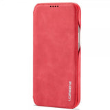 Lc.Imeeke iPhone 14 Pro Etui Flip Rød
