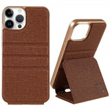 X-Level iPhone 14 Pro Etui Journey Series Brun