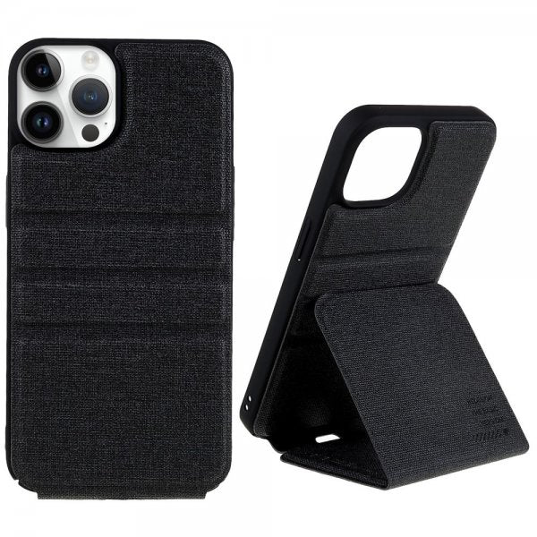 X-Level iPhone 14 Pro Etui Journey Series Svart