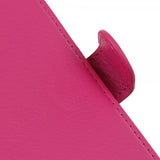 iPhone 14 Pro Etui Litchi Magenta
