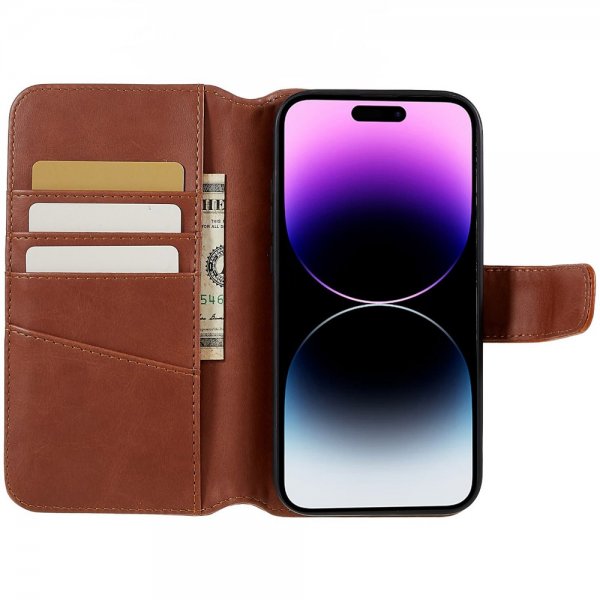 Nordic Covers iPhone 14 Pro Etui MagLeather Maple Brown