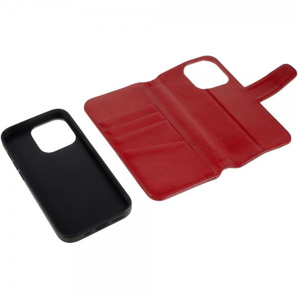 Nordic Covers iPhone 14 Pro Etui MagLeather Poppy Red