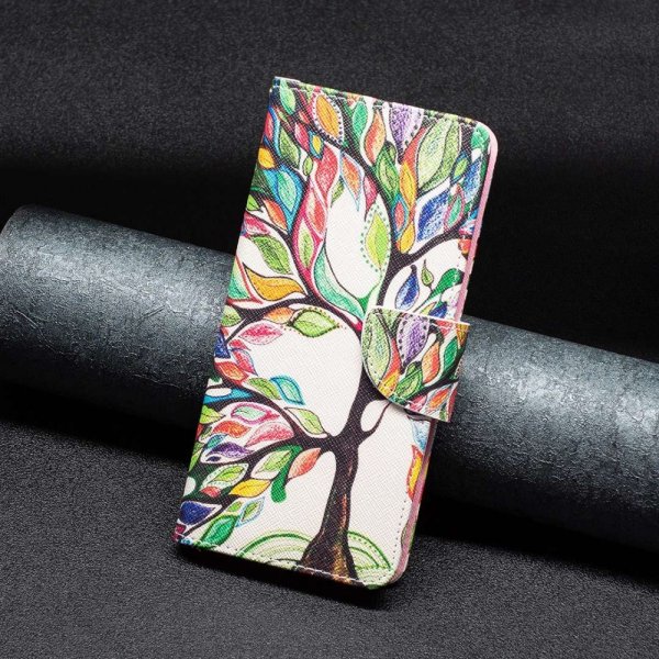 iPhone 14 Pro Etui Motiv Fargerik Tre
