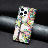 iPhone 14 Pro Etui Motiv Fargerik Tre