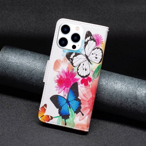iPhone 14 Pro Etui Motiv To Sommerfugler