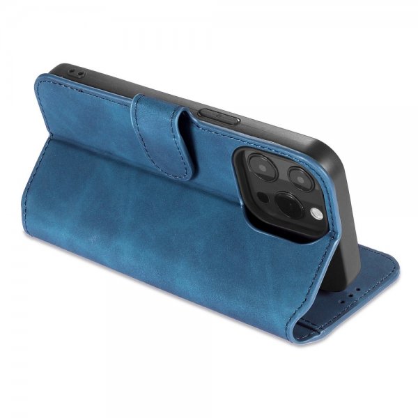 Dg.Ming iPhone 14 Pro Etui Retro Blå