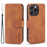 Dg.Ming iPhone 14 Pro Etui Retro Brun