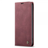 CaseMe iPhone 14 Pro Etui Retro Flip Rød