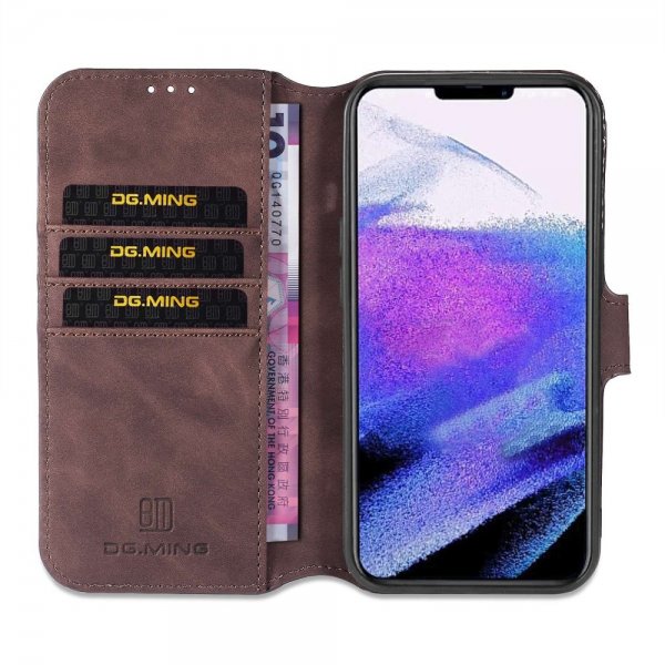 Dg.Ming iPhone 14 Pro Etui Retro Kaffe