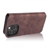 Dg.Ming iPhone 14 Pro Etui Retro Kaffe
