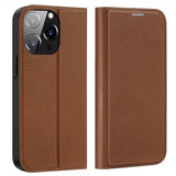 Dux Ducis iPhone 14 Pro Etui Skin X2 Series Brun