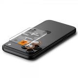 Spigen iPhone 14/15/16/17 Pro & Pro Max Kamerabeskytter GLAS.tR EZ Fit Optik Pro 2-pakning Oransje