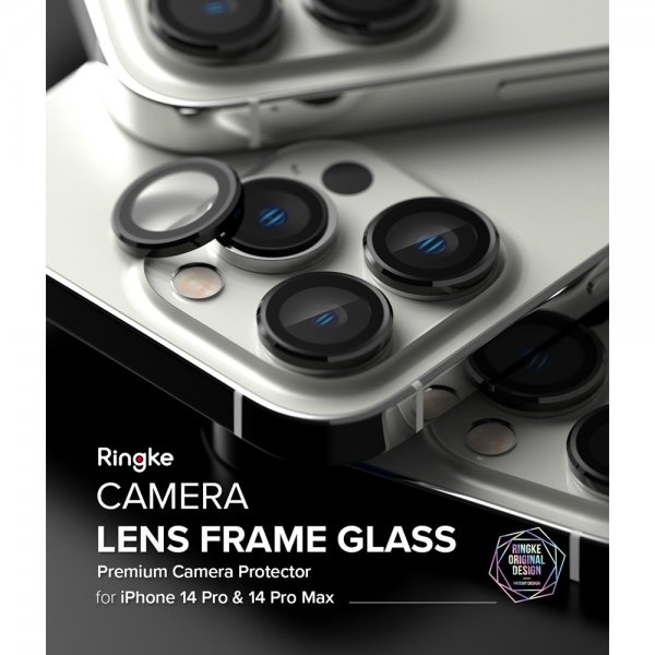 Ringke iPhone 14 Pro/iPhone 14 Pro Max Kamerabeskytter Camera Lens Frame Svart