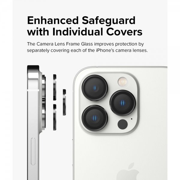 Ringke iPhone 14 Pro/iPhone 14 Pro Max Kamerabeskytter Camera Lens Frame Svart