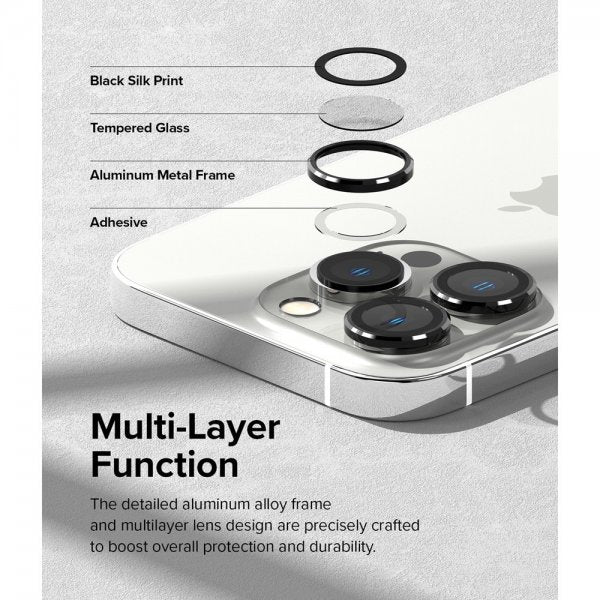 Ringke iPhone 14 Pro/iPhone 14 Pro Max Kamerabeskytter Camera Lens Frame Svart