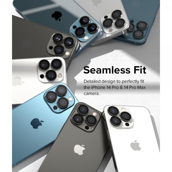 Ringke iPhone 14 Pro/iPhone 14 Pro Max Kamerabeskytter Camera Lens Frame Svart