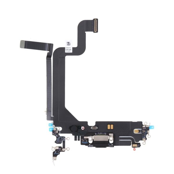 iPhone 14 Pro Ladekontakt med Flexkabel Original - Svart