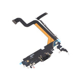 iPhone 14 Pro Ladekontakt med Flexkabel Original - Svart