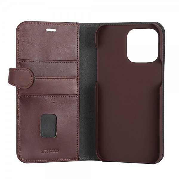 Buffalo iPhone 14 Pro Max Etui 2-in-1 Detachable Wallet Brun
