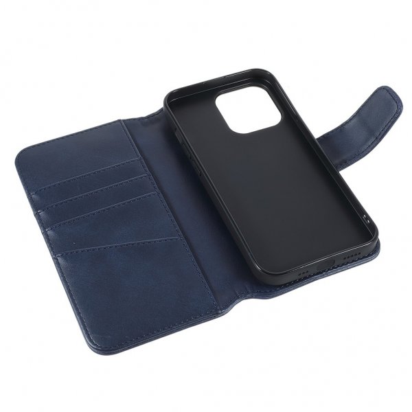 Nordic Covers iPhone 14 Pro Max Etui Essential Leather Heron Blue