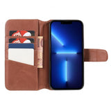 Nordic Covers iPhone 14 Pro Max Etui Essential Leather Maple Brown