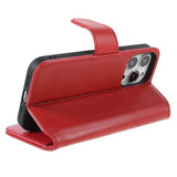 Nordic Covers iPhone 14 Pro Max Etui Essential Leather Poppy Red