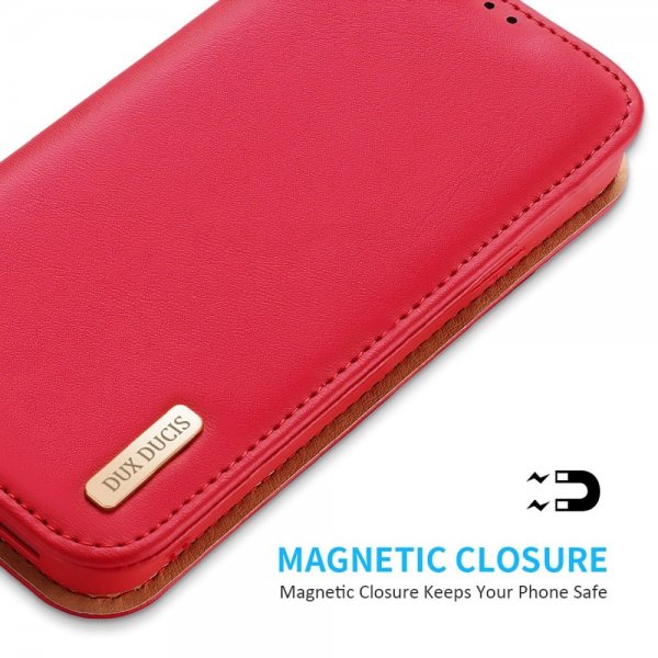 Dux Ducis iPhone 14 Pro Max Etui Hivo Series Rød