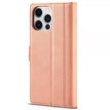 Lc.Imeeke iPhone 14 Pro Max Etui med Kortlomme Rosa