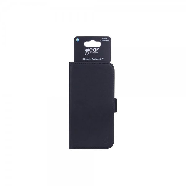Gear iPhone 14 Pro Max Etui med Kortlomme Svart