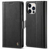 Lc.Imeeke iPhone 14 Pro Max Etui med Kortlomme Svart