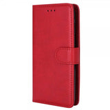 iPhone 14 Pro Max Etui Avtagbart Deksel KT Leather Series-3 Rød