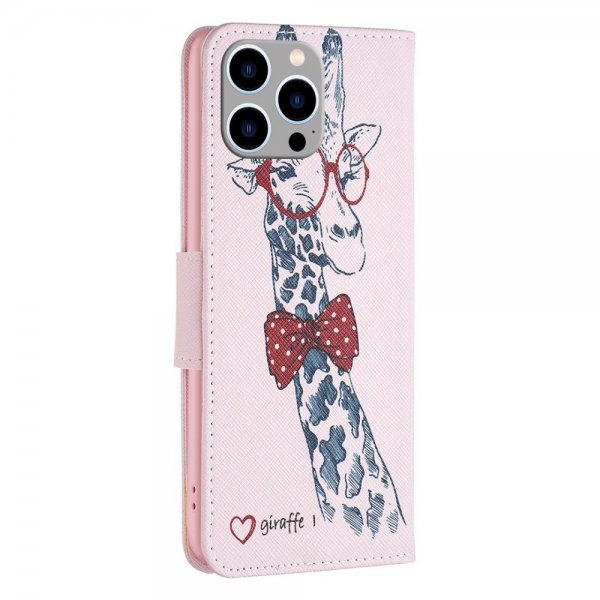 iPhone 14 Pro Max Etui Motiv Sjiraff