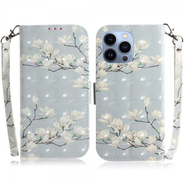 iPhone 14 Pro Max Etui Motiv Magnolia