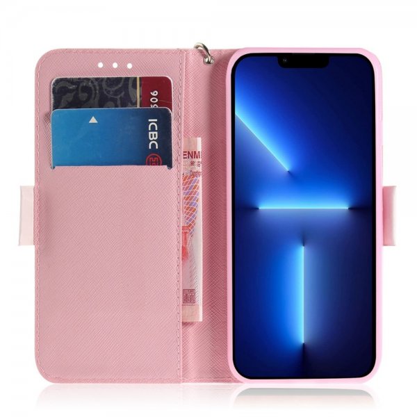 iPhone 14 Pro Max Etui Motiv Panda Hjerter