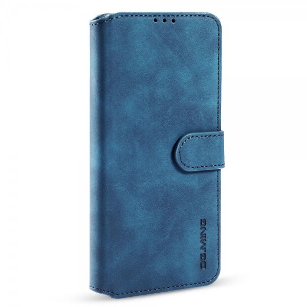 Dg.Ming iPhone 14 Pro Max Etui Retro Blå