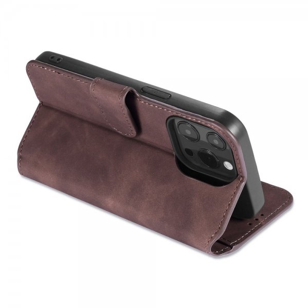 Dg.Ming iPhone 14 Pro Max Etui Retro Kaffe
