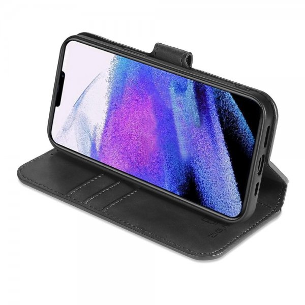 Dg.Ming iPhone 14 Pro Max Etui Retro Svart