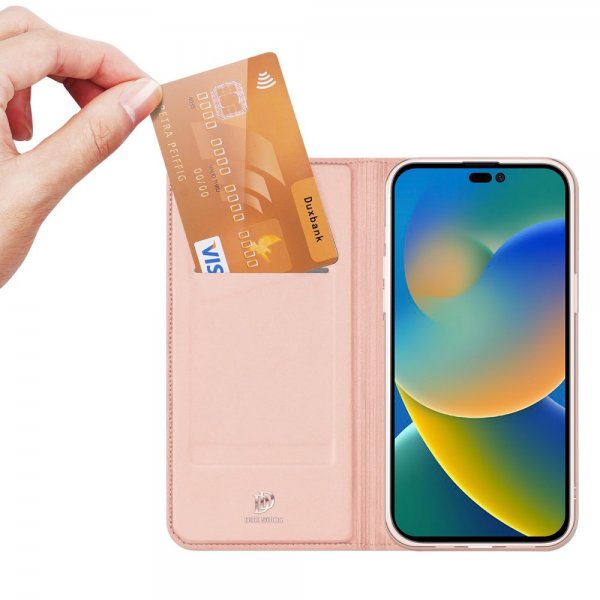 Dux Ducis iPhone 14 Pro Max Etui Skin Pro Series Rosa