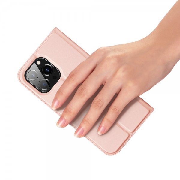 Dux Ducis iPhone 14 Pro Max Etui Skin Pro Series Rosa