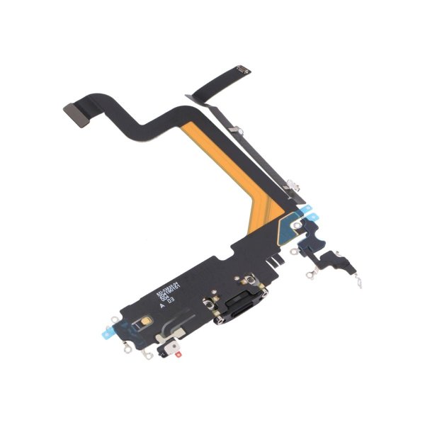 iPhone 14 Pro Max Ladekontakt med Flexkabel Original - Svart
