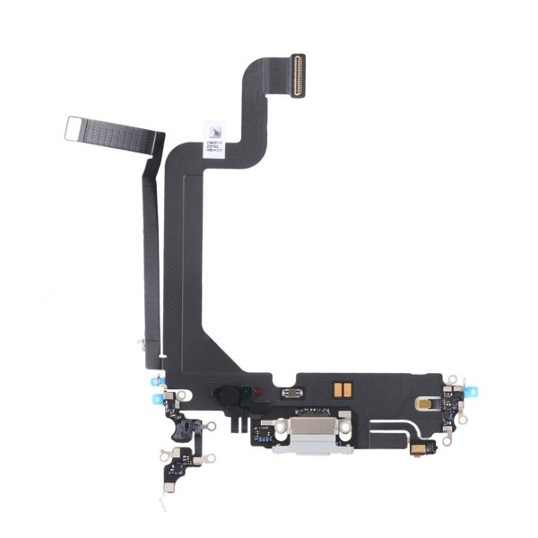iPhone 14 Pro Max ladekontakt med flexkabel original - hvit
