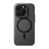 Rvelon iPhone 14 Pro Max Deksel Korrugerte MagSafe Svart