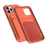 iPhone 14 Pro Max Deksel Kortholder Oransje