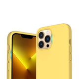 Rvelon iPhone 14 Pro Max Deksel Silikon Gul