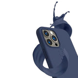 Rvelon iPhone 14 Pro Max Deksel Silikon MagSafe Blå