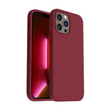 Rvelon iPhone 14 Pro Max Deksel Silikon Rød