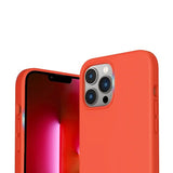 Rvelon iPhone 14 Pro Max Deksel Silikon Rosa