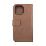 Rvelon iPhone 14 Pro Max Etui Ekte Skinn Brun