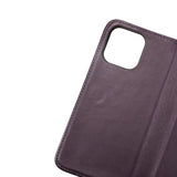 Rvelon iPhone 14 Pro Max Etui Ekte Skinn Lilla
