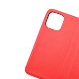 Rvelon iPhone 14 Pro Max Etui Ekte Skinn Rød
